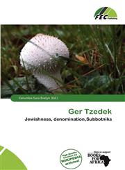 Ger Tzedek,6138353234,9786138353232