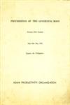 Proceedings of the Governing Body - 25th Session 16th-19th May 1983 - Baguio, The Philippines 1st Edition