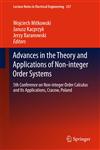 Advances in the Theory and Applications of Non-Integer Order Systems 5th Conference on Non-integer Order Calculus and Its Applications, Cracow, Poland,3319009338,9783319009339