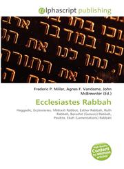 Ecclesiastes Rabbah,6134307467,9786134307468