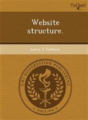 Website structure.,1243749997,9781243749994