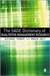 The Sage Dictionary of Qualitative Management Research,1412935288,9781412935289