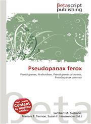 Pseudopanax ferox,6133489626,9786133489622