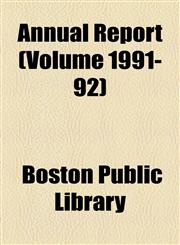Annual Report (Volume 1991-92),1154611205,9781154611205