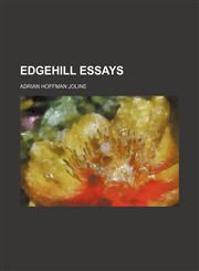 Edgehill Essays,1150212152,9781150212154