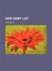 NEW ARMY LIST,1130940357,9781130940350