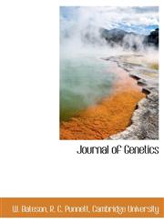 Journal of Genetics,1140433342,9781140433347