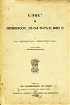 Report on India's Food Crisis and Steps to Meet It