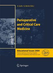 Perioperative and Critical Care Medicine Educational Issues 2004,8847002788,9788847002784