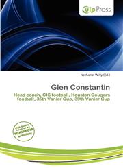 Glen Constantin,6200294577,9786200294579