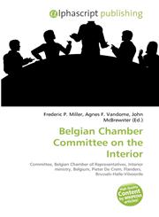 Belgian Chamber Committee on the Interior,6135633511,9786135633511