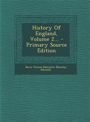History of England, Volume 2... - Primary Source Edition,1293491527,9781293491522