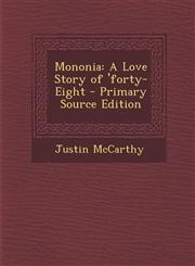 Mononia A Love Story of 'Forty-Eight,1289538689,9781289538682