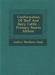 Conformation of Beef and Dairy Cattle - Primary Source Edition,1295566451,9781295566457