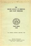 The Indian Society of Genetics and Plant Breeding : Year Book, 1980 41st Annual General Meeting, 1981