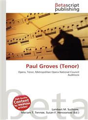 Paul Groves (Tenor),6134762547,9786134762540