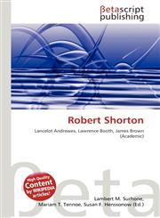 Robert Shorton,6135138456,9786135138450