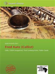 Fred Katz (Cellist),6201616268,9786201616264