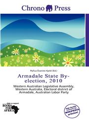 Armadale State By-election, 2010,6137481182,9786137481189