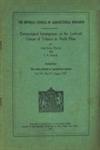 Entomological Investigations on the Leaf-curl Disease of Tobacco in North Bihar Reprinted from the Indian Journal of Agricultural Science Vol. 7, Part 4