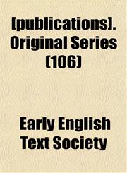 [publications]. Original Series (106),1152697978,9781152697973