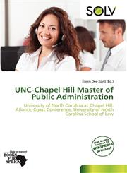 UNC-Chapel Hill Master of Public Administration,6139129710,9786139129713