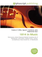 1814 in Music,6134324876,9786134324878