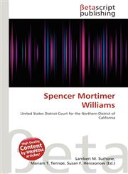 Spencer Mortimer Williams,6137580989,9786137580981
