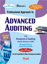 Bharat's Professional Approach to Advanced Auditing With Standards of Auditing (Earlier Known As AAS) 9th Edition,8177336398,9788177336399