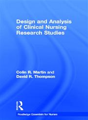 Design and Analysis of Clinical Nursing Research Studies,0415225981,9780415225984