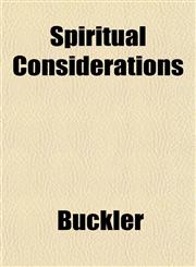 Spiritual Considerations,1152616463,9781152616462