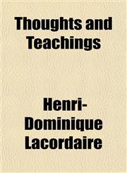 Thoughts and Teachings,1152066684,9781152066687