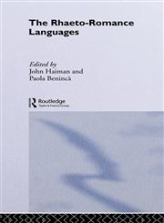 The Rhaeto-Romance Languages,0415041945,9780415041942