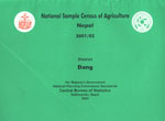 National Sample Census of Agriculture, Nepal, 2001/02 : District - Dang