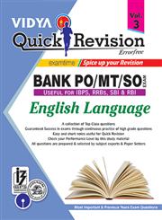 Bank PO/MO/SO Exam, English Language Vol. 3,935166368X,9789351663683