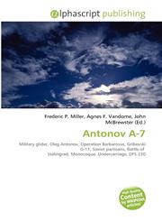 Antonov A-7,6135516760,9786135516760