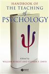 Handbook of the Teaching of Psychology,1405138017,9781405138017