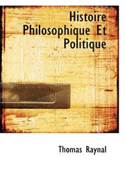 Histoire Philosophique Et Politique,1116267934,9781116267938