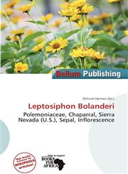 Leptosiphon Bolanderi,6200201749,9786200201744