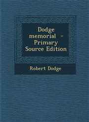 Dodge Memorial,1287619436,9781287619437