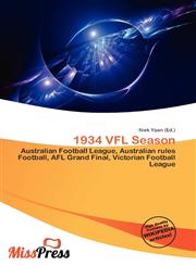 1934 VFL Season,6135977997,9786135977998