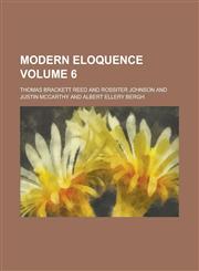 Modern Eloquence (Volume 8),1152788167,9781152788169