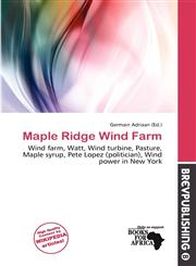 Maple Ridge Wind Farm,6200343772,9786200343772