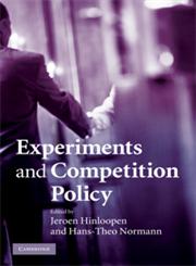 Experiments and Competition Policy 1st Edition,0521493420,9780521493420