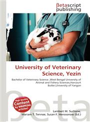 University of Veterinary Science, Yezin,6136019965,9786136019963