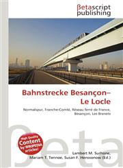Bahnstrecke Besançon-Le Locle,6134898929,9786134898928