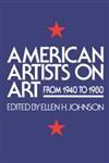 American Artists on Art From 1940 To 1980 From 1940-1980,0064301125,9780064301121