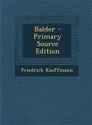 Balder - Primary Source Edition,1293726222,9781293726228