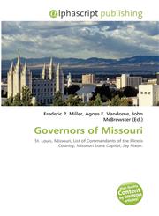 Governors of Missouri,6134349127,9786134349123