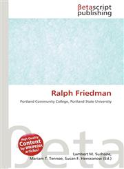 Ralph Friedman,6133305908,9786133305908